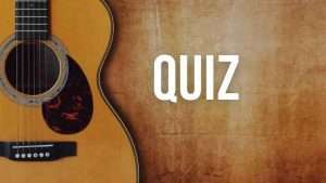 Box 6. Open Chords Quiz
